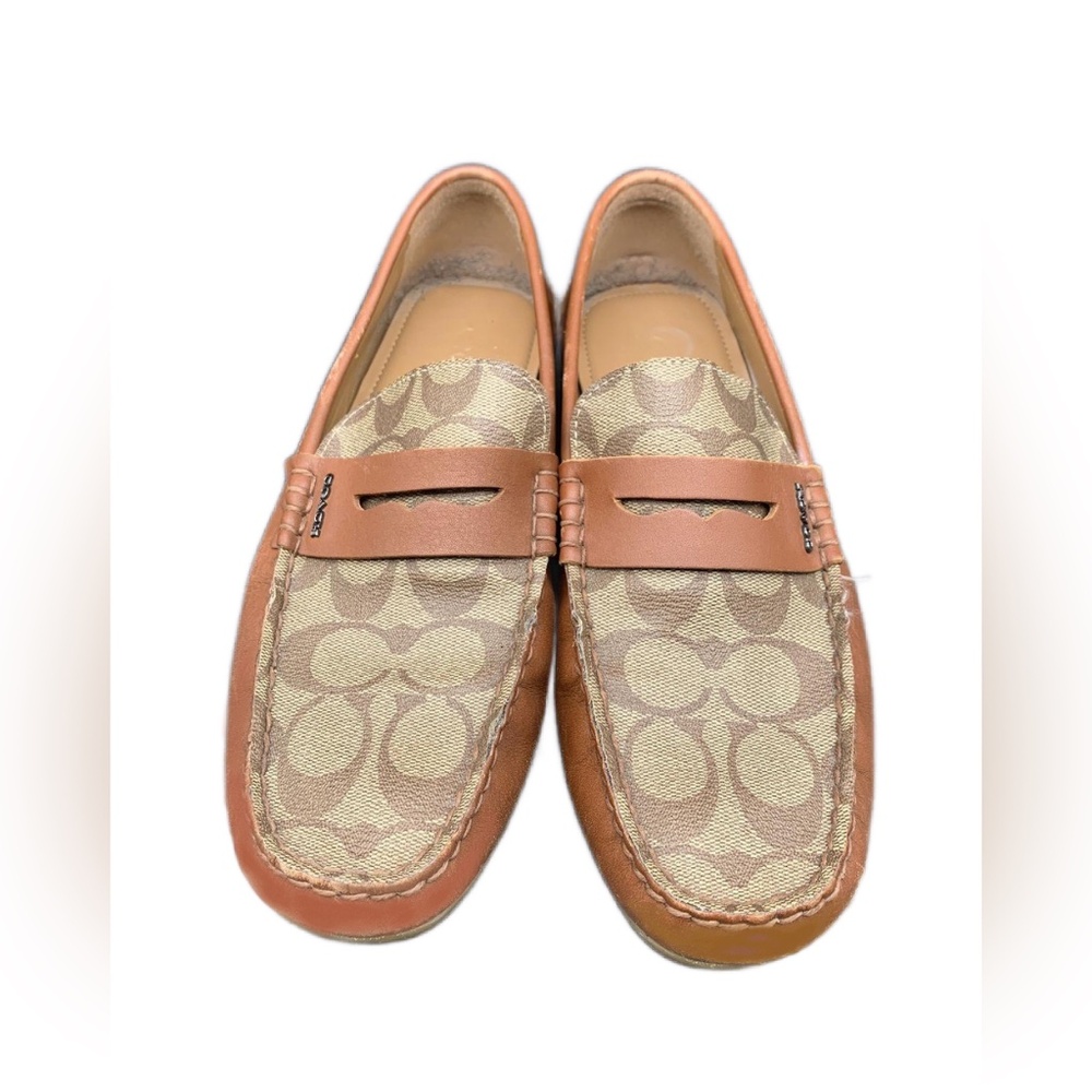 COACH Brown Men's Loafer Shoes Size 8